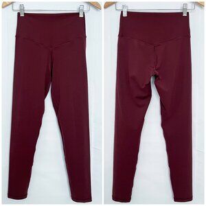 Aerie Offline Real Me 7/8 Legging Hi Rise Stretchy Soft Size Medium Maroon Red